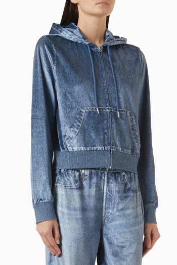 Miramar Zip Hoodie in Velvet
