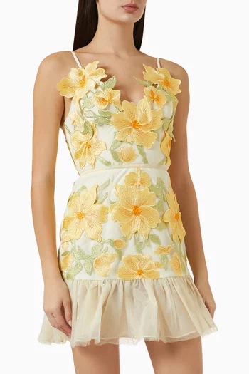 Floral Sling Mini Dress
