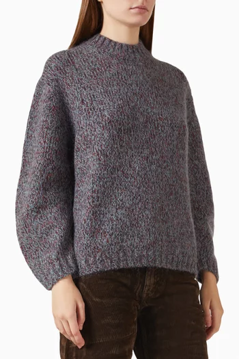 Tri-tone Sweater in Knit