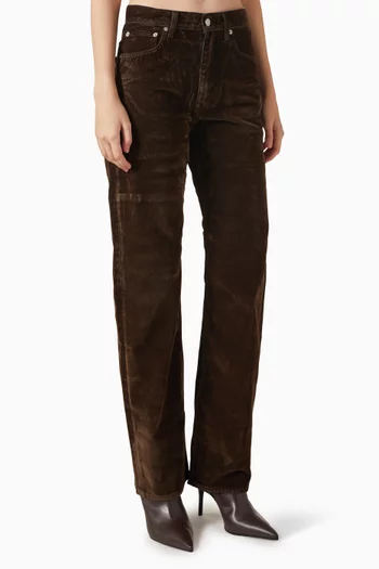 Chord Straight-leg Jeans in Corduroy