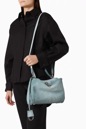 Small Rodeo Handbag in Suede & Calfskin