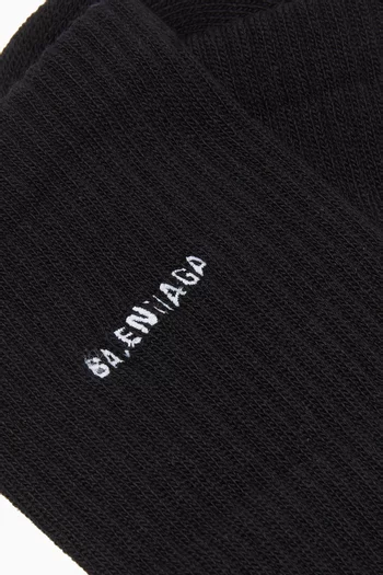 Logo Socks in Cotton-blend