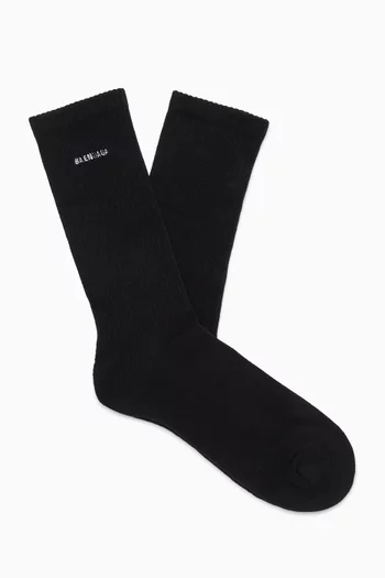 Logo Socks in Cotton-blend