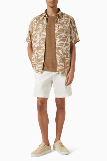Kolben T-shirt in Linen-knit