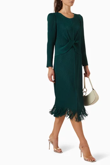 Helena Twist-front Dress