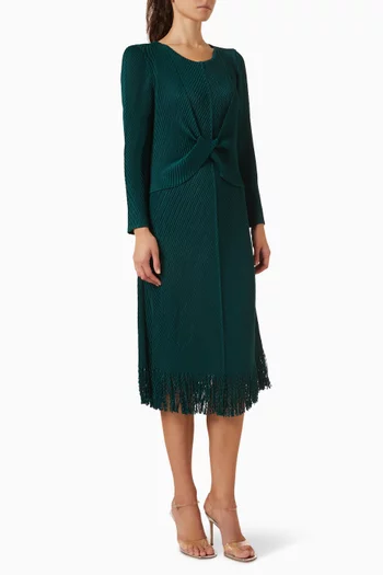 Helena Twist-front Dress