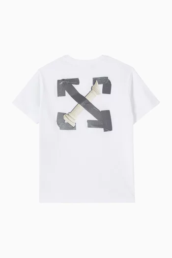 Arrow Tape T-shirt in Cotton-jersey