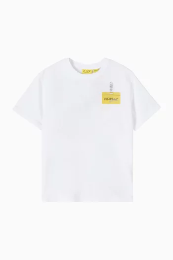 Arrow Tape T-shirt in Cotton-jersey