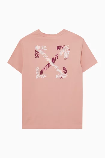 Arrow Writings T-Shirt in Cotton