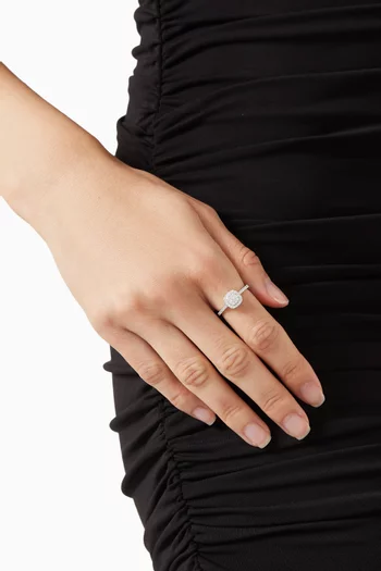 Diamond Ring in 14kt White Gold