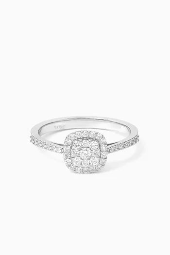 Diamond Ring in 14kt White Gold
