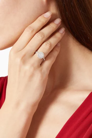 Diamond Ring in 14kt White Gold