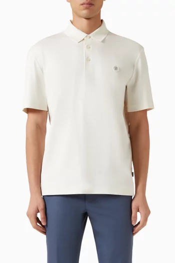 Logo Polo Shirt in Cotton