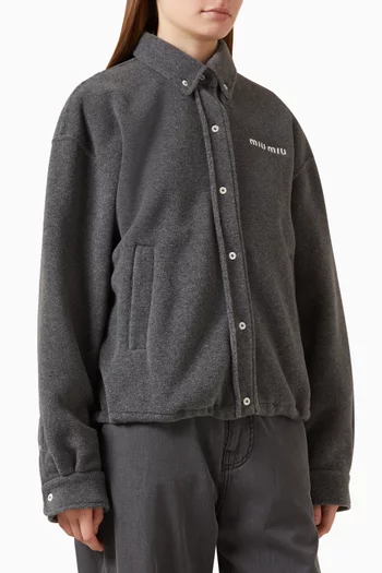 Logo Shirt in Fleece