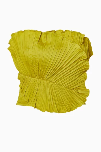 Tradicion Pleated Top in Cotton