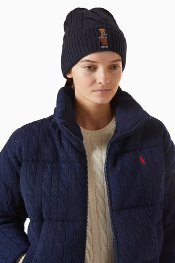 Beanie Hat in Wool Blend