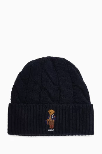 Beanie Hat in Wool Blend