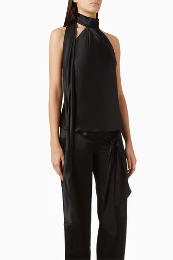 Sabi Scarf Top in Silk