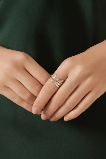 The Reign Ring in Sterling 18kt Gold & Silver