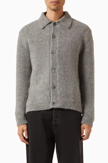 Alpaca Cardigan in Knit
