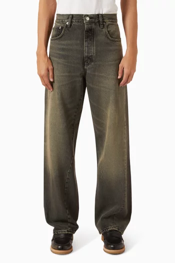 Wide Twist Jeans in Denim