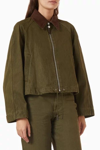 Bomber Jacket in Denim