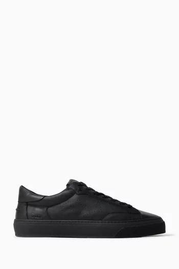 Plus Court Sneakers in Leather