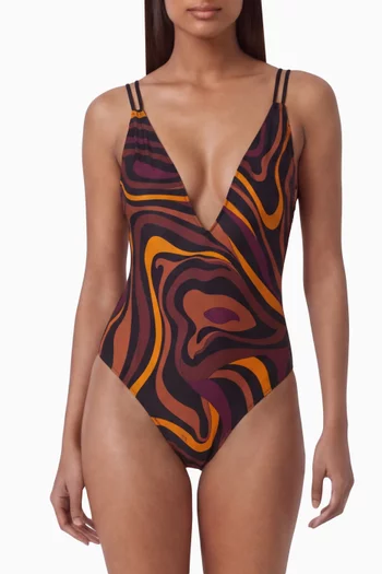 Open-back One-piece Swimsuit