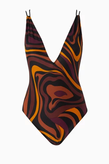 Open-back One-piece Swimsuit