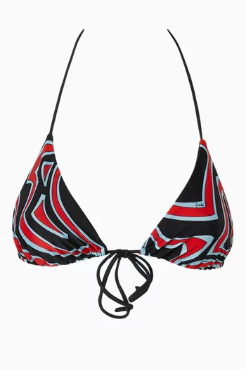 Labirinto Bikini Top in Lycra