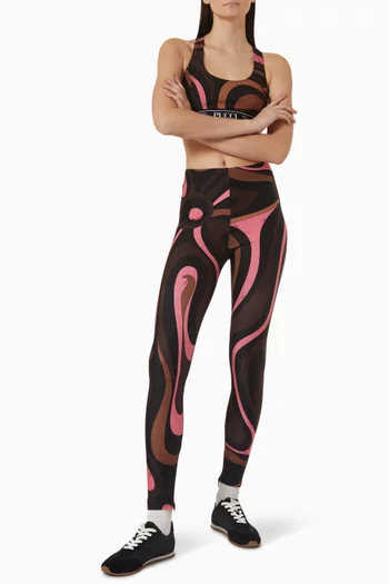 Printed Leggings in Lycra