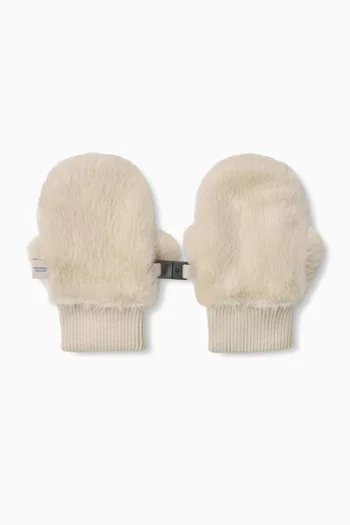 Lizzy Rabbit Plush Mittens