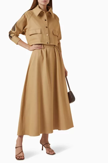 تنورة رو بقصة واسعة