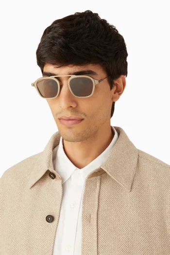 Orizzonte I Sunglasses in Titanium