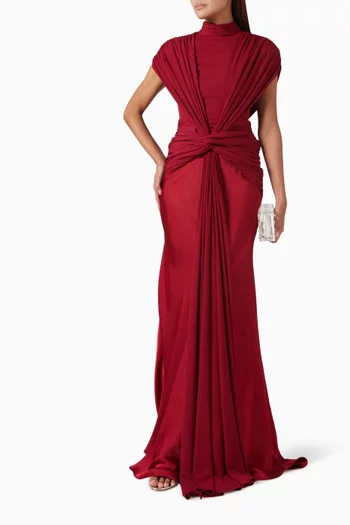Giselle Draped Gown