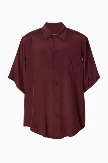 Pyjama Shirt in Habutai Silk