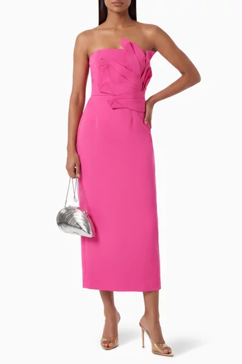 Laurentia Column Midi Dress