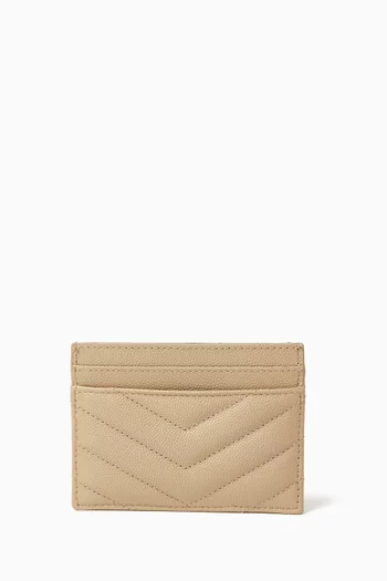 Cassandre Card Case in Grain de Poudre Leather