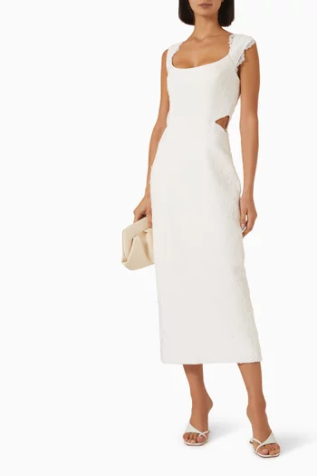 Elysia Lace Midi Dress
