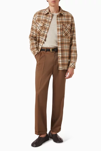 Timber Checked Shirt in Cashmere