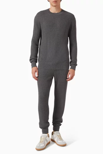 Giulio Crew-neck Sweater in Cashmere & Cotton