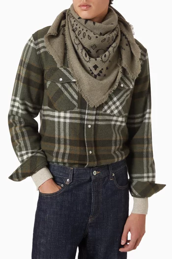 Hachiko Bandana Scarf in Cashmere