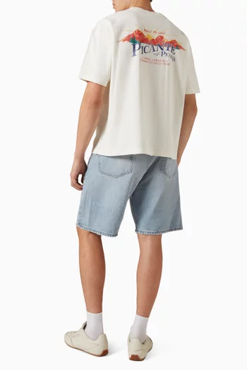 Peaks Patch T-shirt in Organic Cotton
