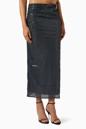 Opaline Sequin-embellished Skirt