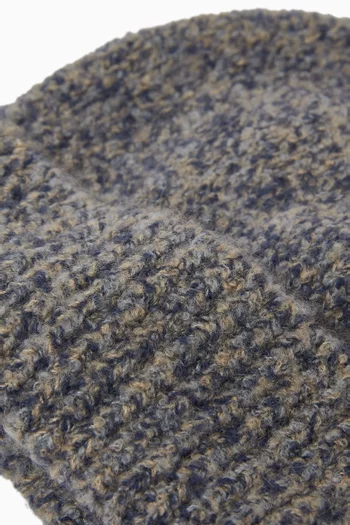 Chiné Beanie in Wool-blend