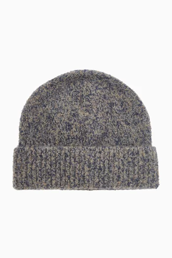 Chiné Beanie in Wool-blend