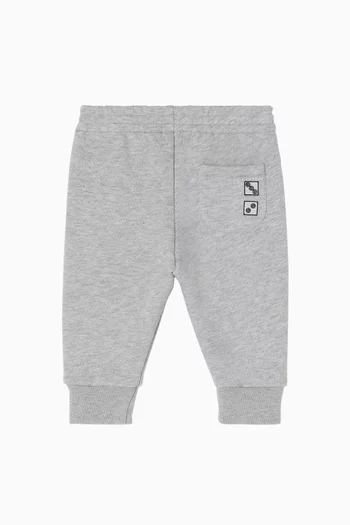 Elastic Sweatpants in Fleece