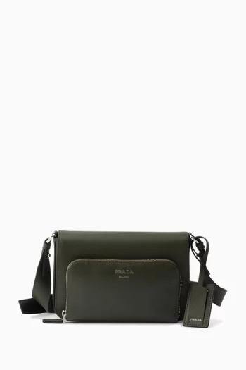 Shoulder Bag in Saffiano Leather
