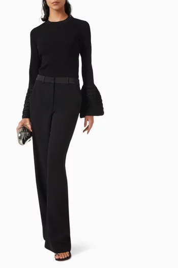 Maggie Lurex-cuff Top