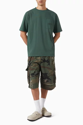 Over Dyed T-shirt in Cotton